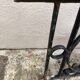 Antique cast iron balcony grill