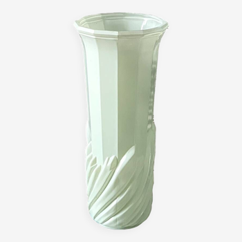 Vase en verre céladon