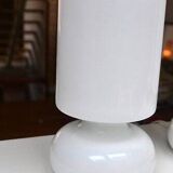 Vintage opaline lamp IKEA from the 1980s.