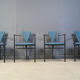 Vintage dining chairs by Belgochrom, set of 4 - 1980s