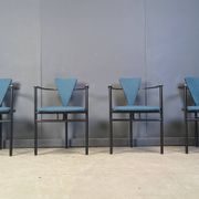 Vintage dining chairs by Belgochrom, set of 4 - 1980s