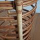 Vintage rattan umbrella stand