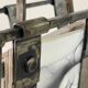 Porte-revues acier brutaliste vintage