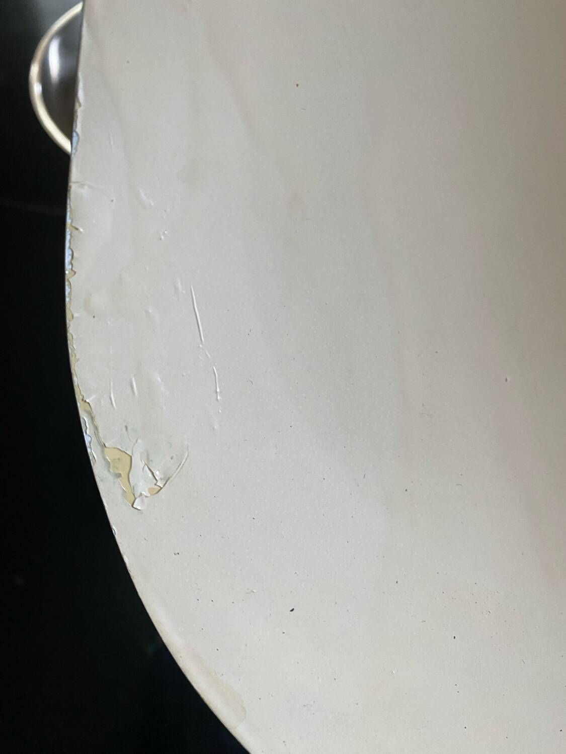 Vintage 3-light chandelier in gilded brass and metal from the 50s