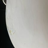 Vintage 3-light chandelier in gilded brass and metal from the 50s