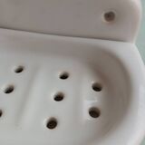 Ceramic soap dish and coat hook