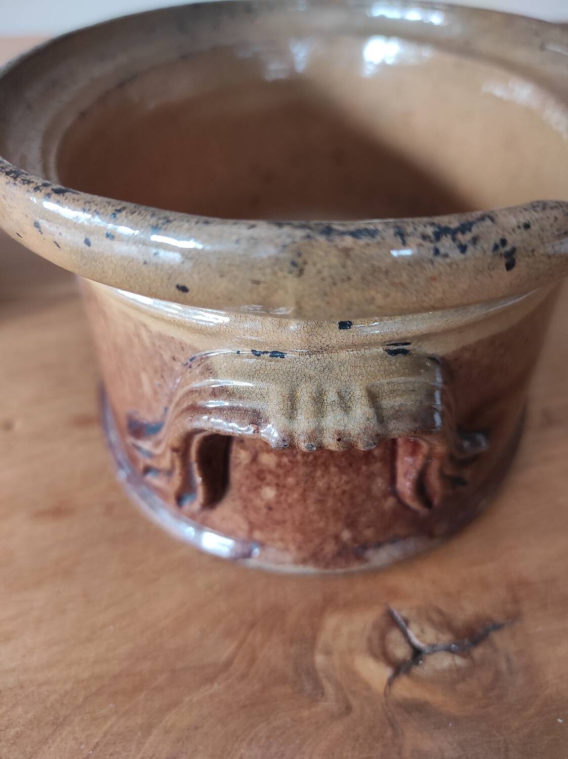 Old terrine in glazed earthenware MIELLE