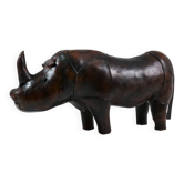 Pouf en cuir de rhinocéros par Dimitri Omersa