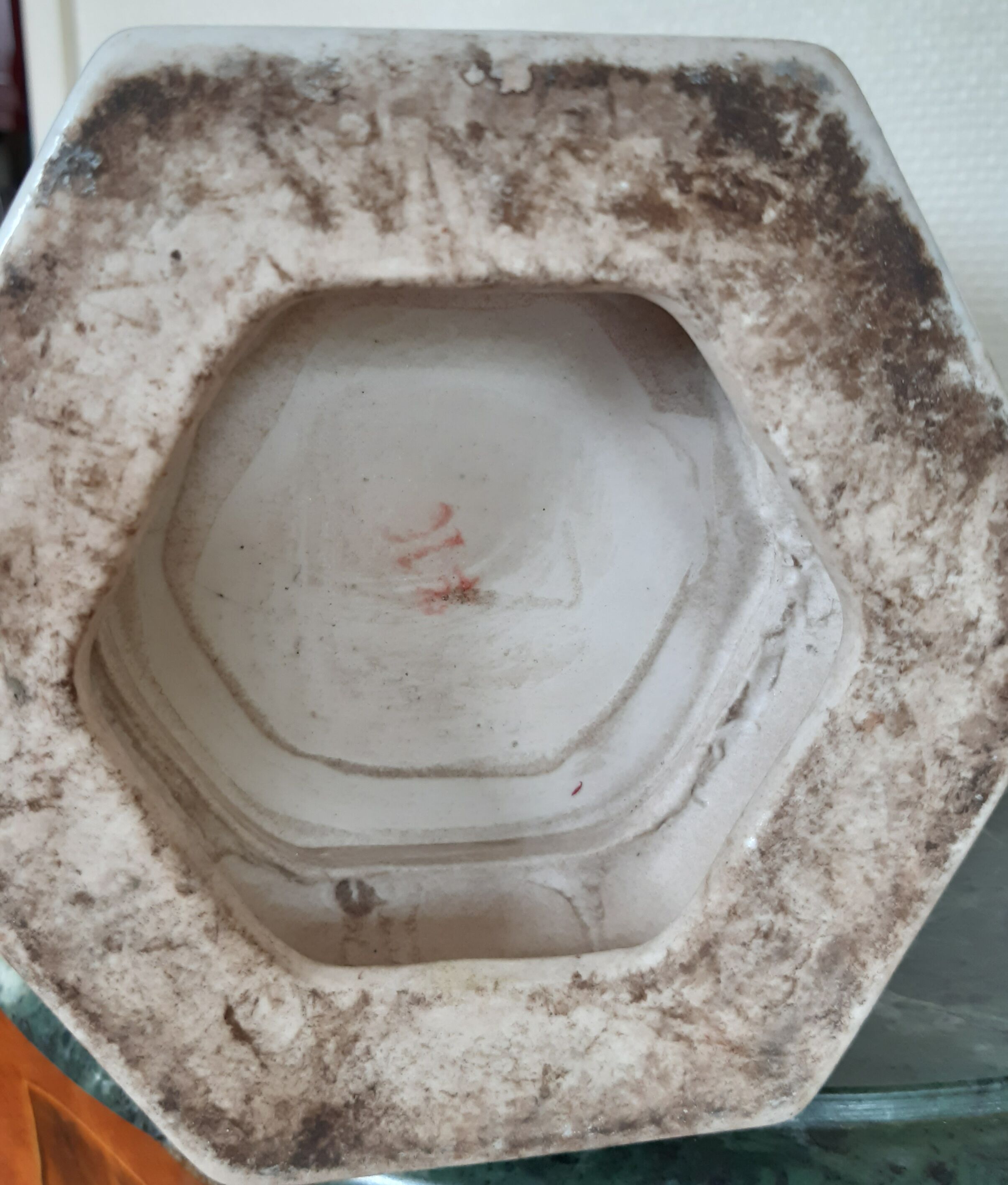 Ancient Chinese vase green family porcelain