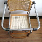 Duo of chairs Cesca B32 by Marcel Breuer