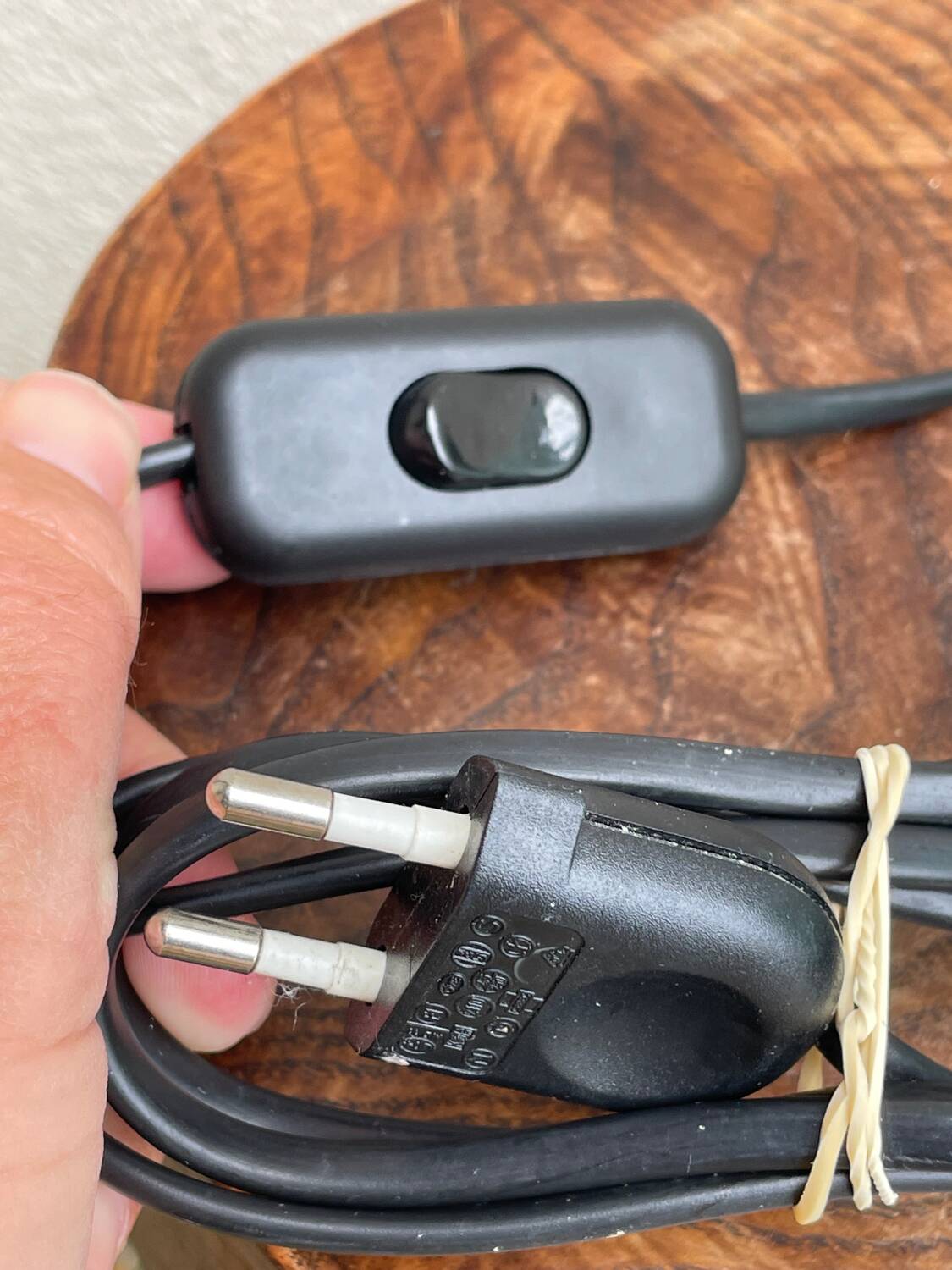 Vintage Habitat glass lamp