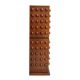 Brutalist Style Italian Dry Bar made of Oak Wood, Hand-carved Drinks Cabinet