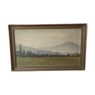 Peinture à l’huile 1917