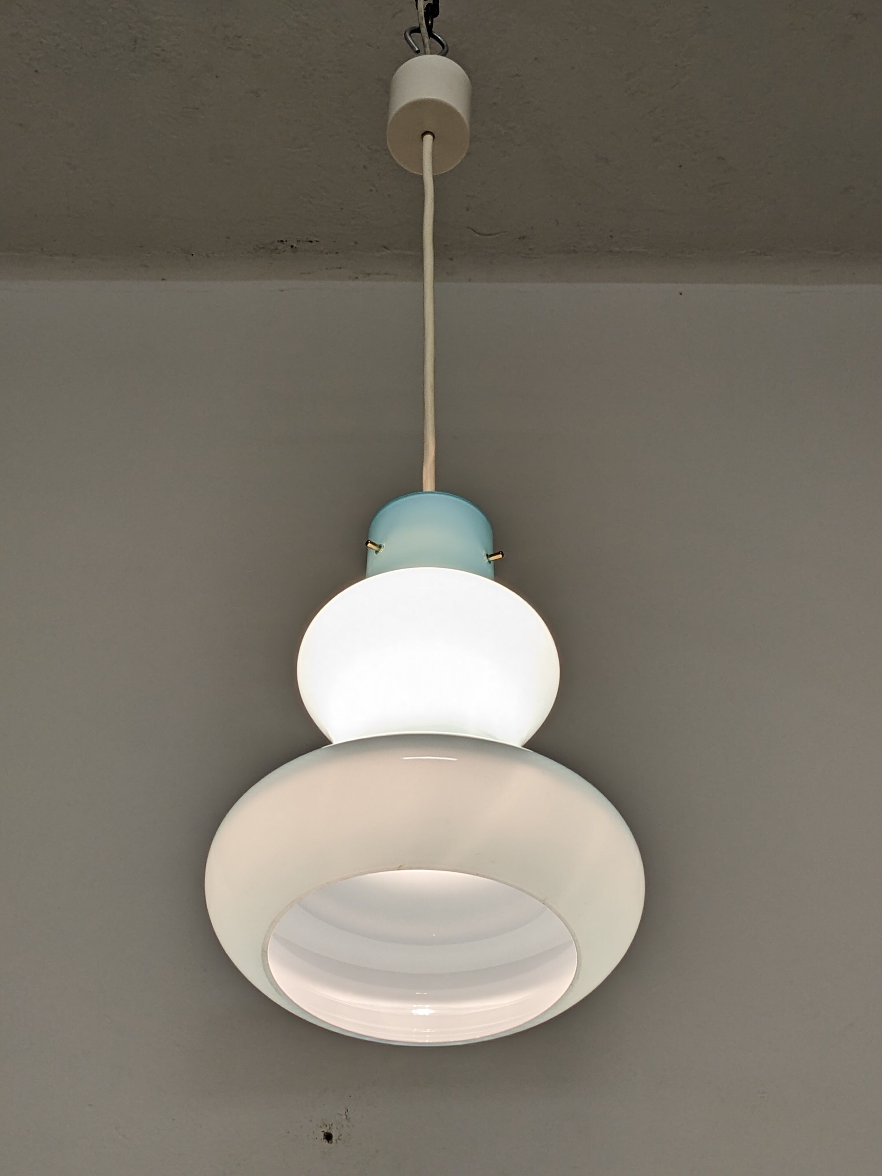 Blue opaline suspension from the 50s/60s
