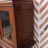 Chevat showcase wood glass