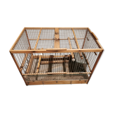 Cage à oiseaux en bois