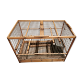 Cage à oiseaux en bois