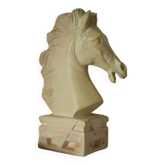 Vintage plaster horse head