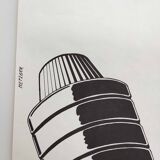 Vintage poster INRS graphics Metzger