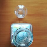 Bonbonnière grand flacon en verre Hermes Paris 30cm