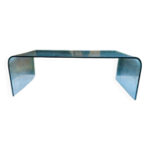 Table basse verre trempé "Ligne Roset"