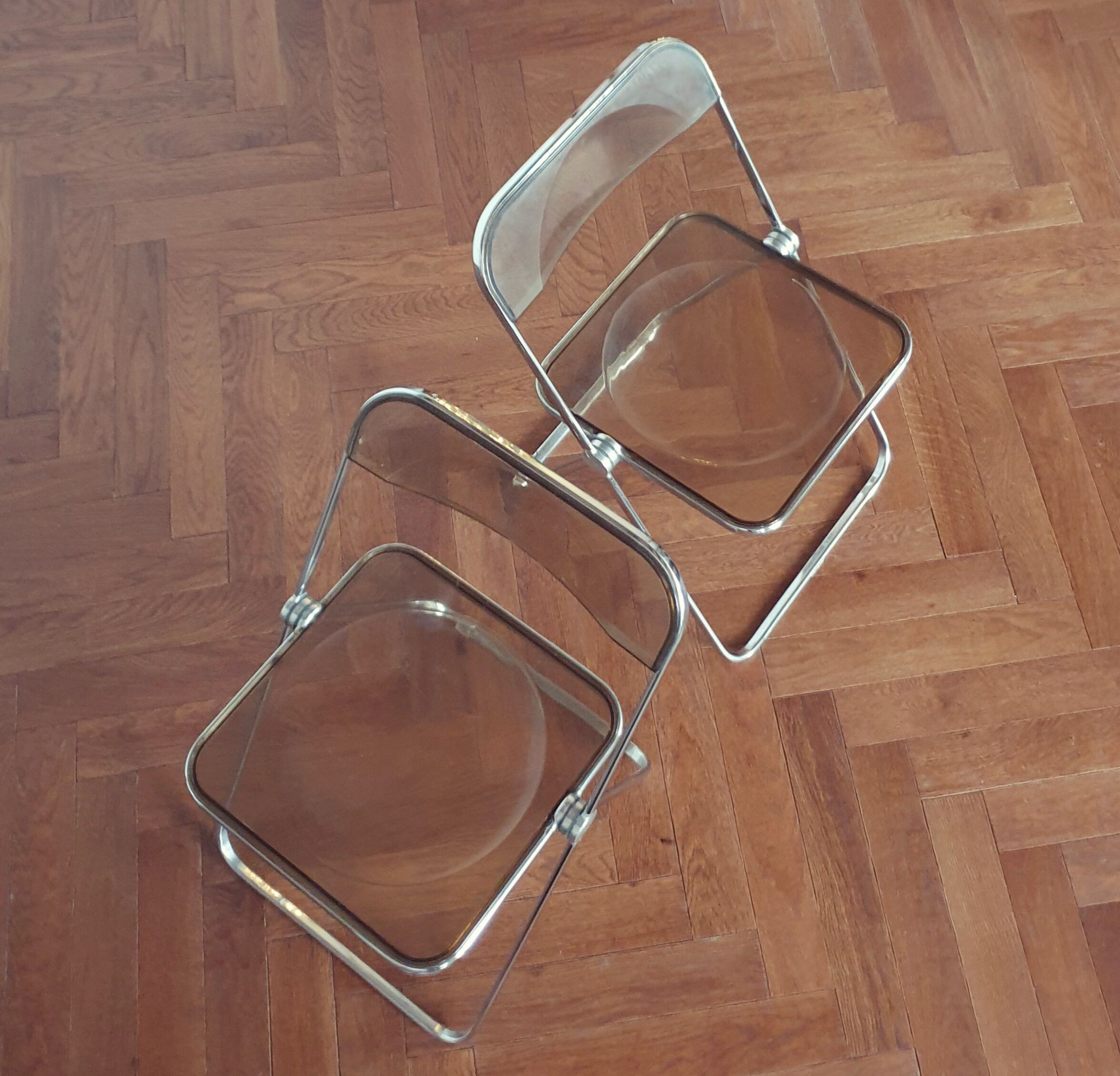 Plia chairs by Giancarlo Piretti 70