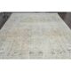 1970s Vintage Persian Handmade Wool Cotton Orange Area Rug 246x345
