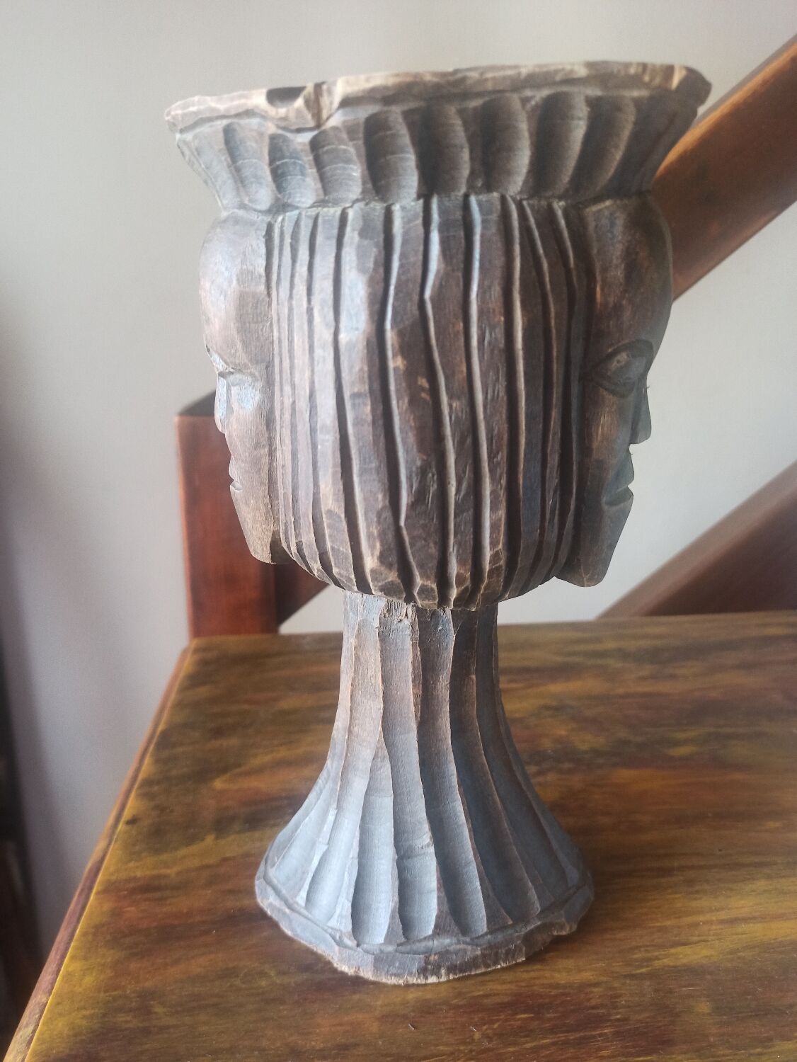 African wooden ethnic sculpture