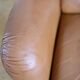 "Space age" armchair, 1970s, leather.