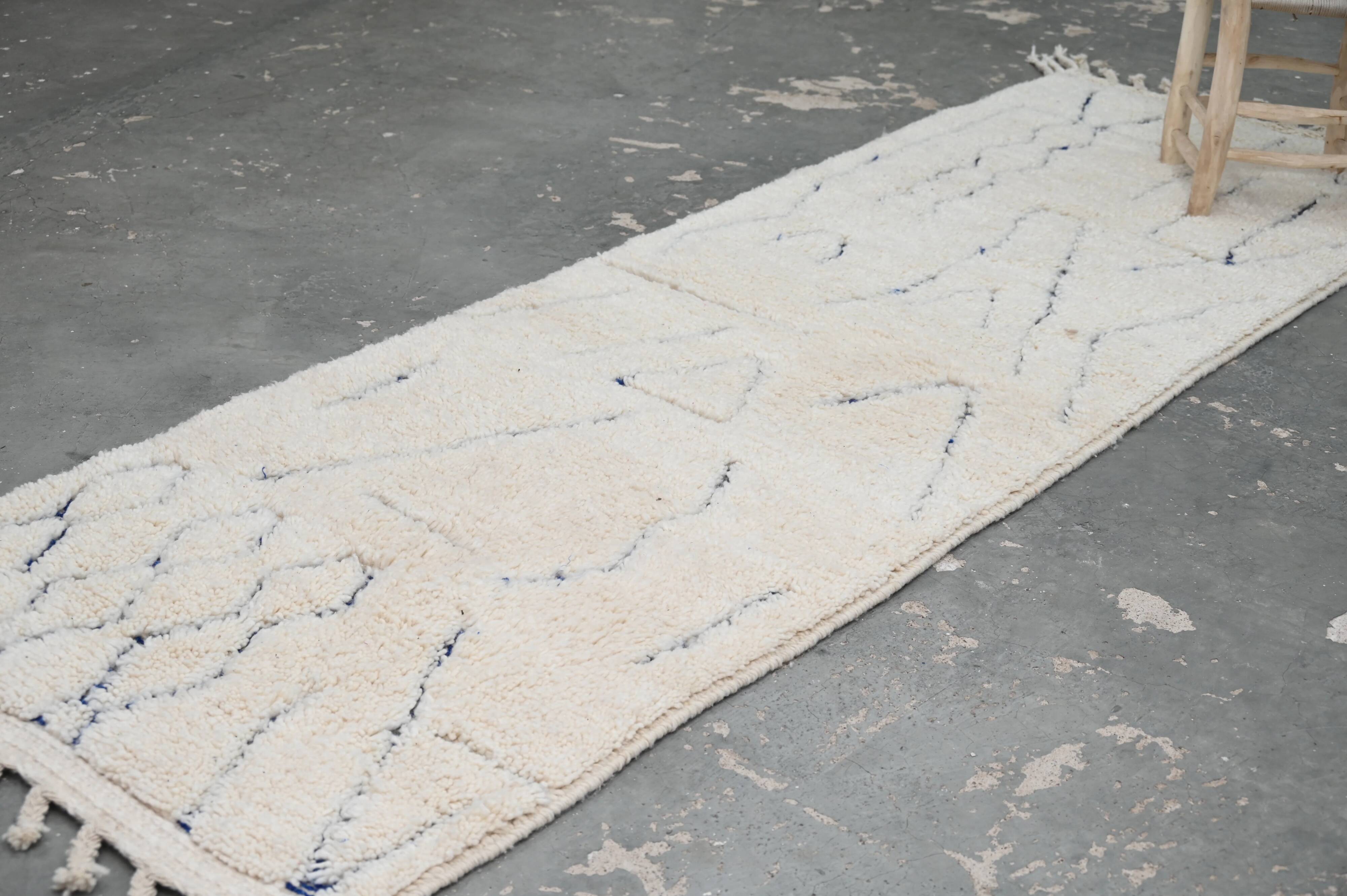 Tapis Beni Ouarain, 295 x 95 cm - R304