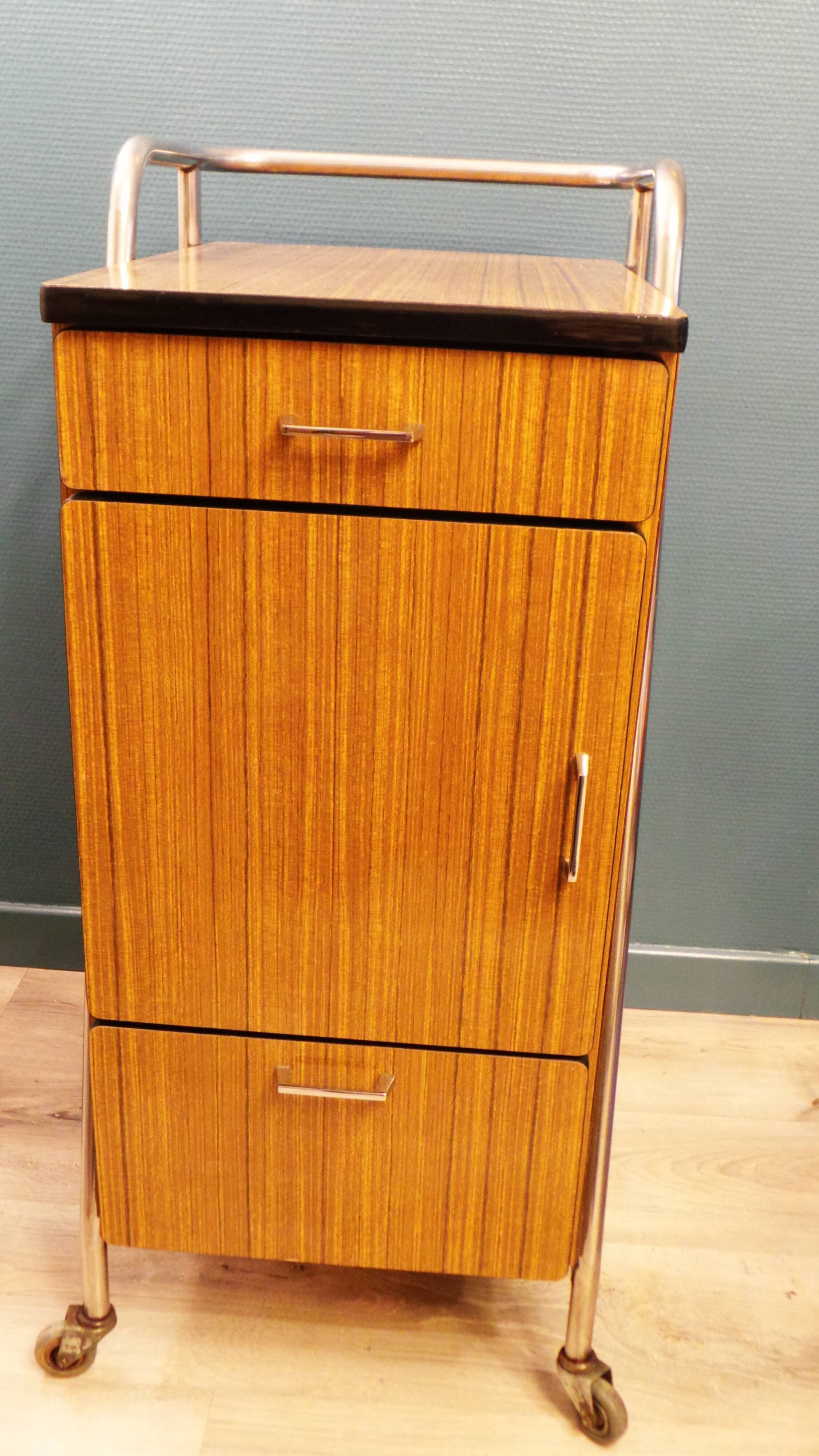Rare Dessert servant bedside vintage hospital 1960s