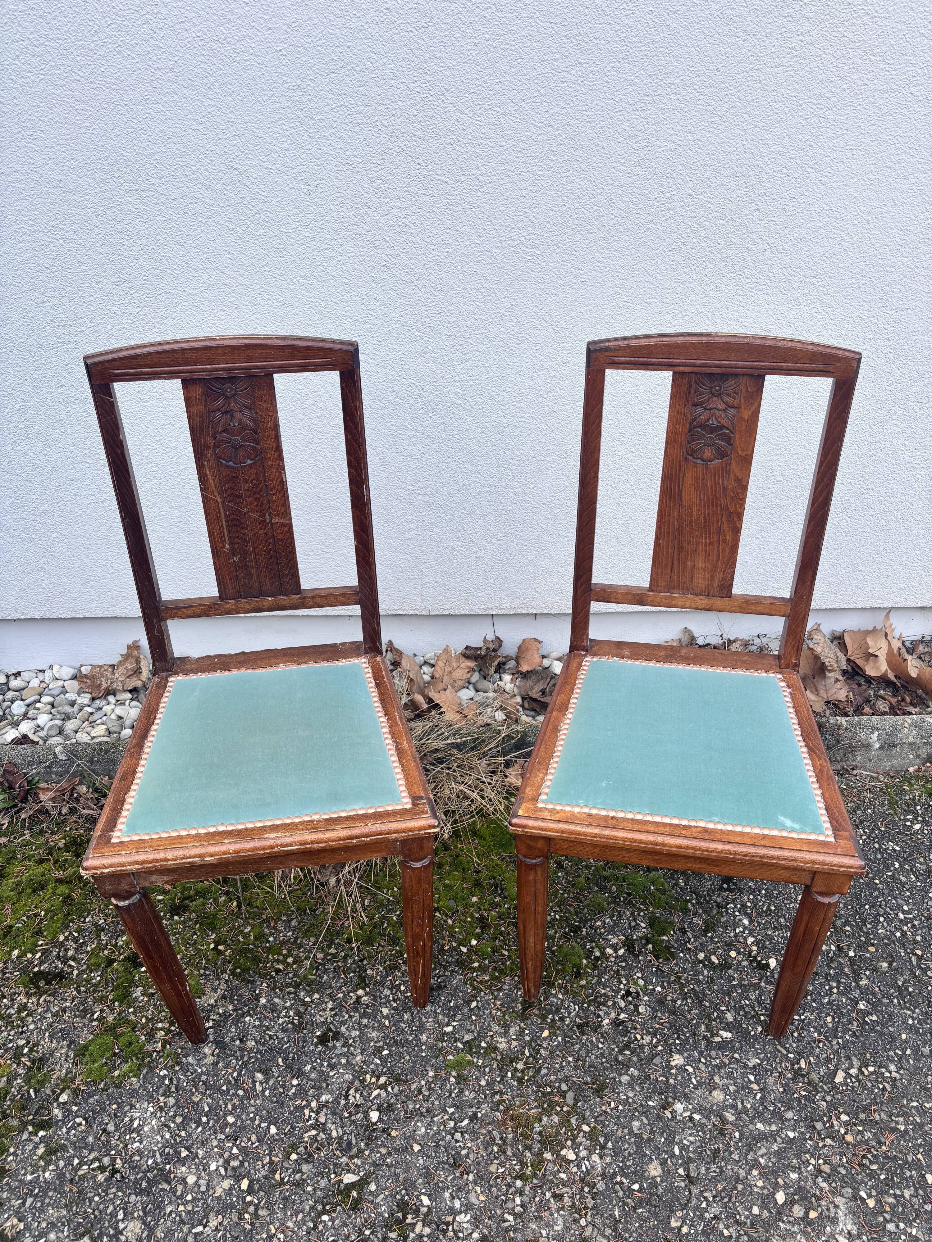 Pair of Art Deco chairs