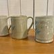 Trio de mugs en grès 