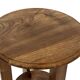 Table d'appoint Art Déco petite en chêne design minimaliste