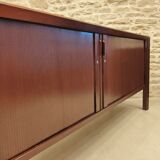 Vintage Scandinavian design sideboard with tambour doors