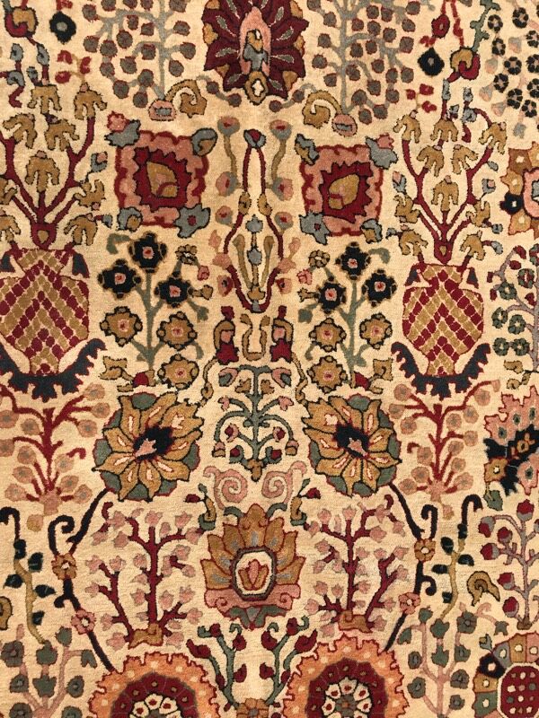 Ancient French rug   handmade 200x 300cm