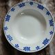 6 mismatched antique deep plates