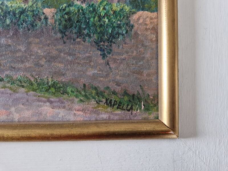 Christian Xapella (1927-2021) - Huile sur isorel - Paysage de Provence - Signée