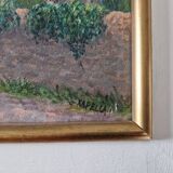 Christian Xapella (1927-2021) - Oil on hardboard - Provence landscape - Signed