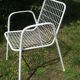 Series of 4 garden armchairs vintage signed EMU model Rio