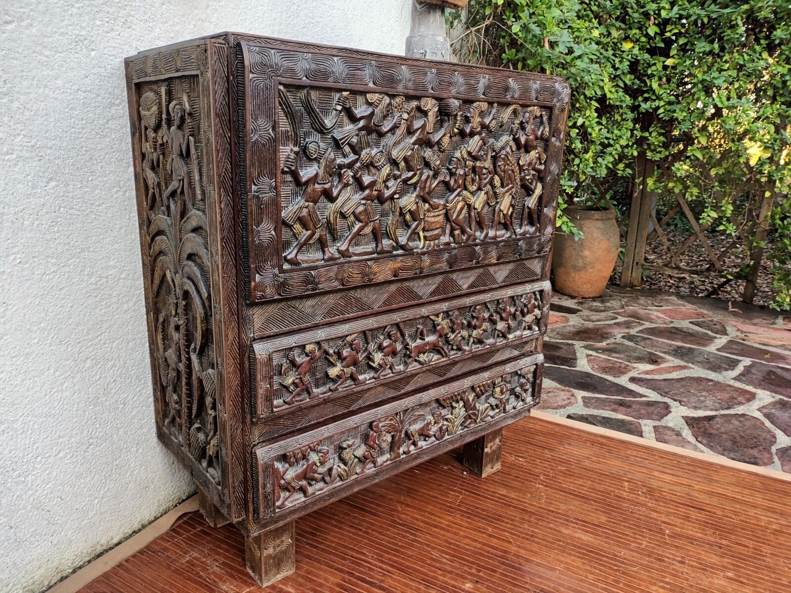 Carved furniture africa