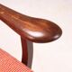 Paire de fauteuils vintage des années 50 avec accoudoirs en bois, Tchécoslovaquie, 72 × 61 × 82 cm