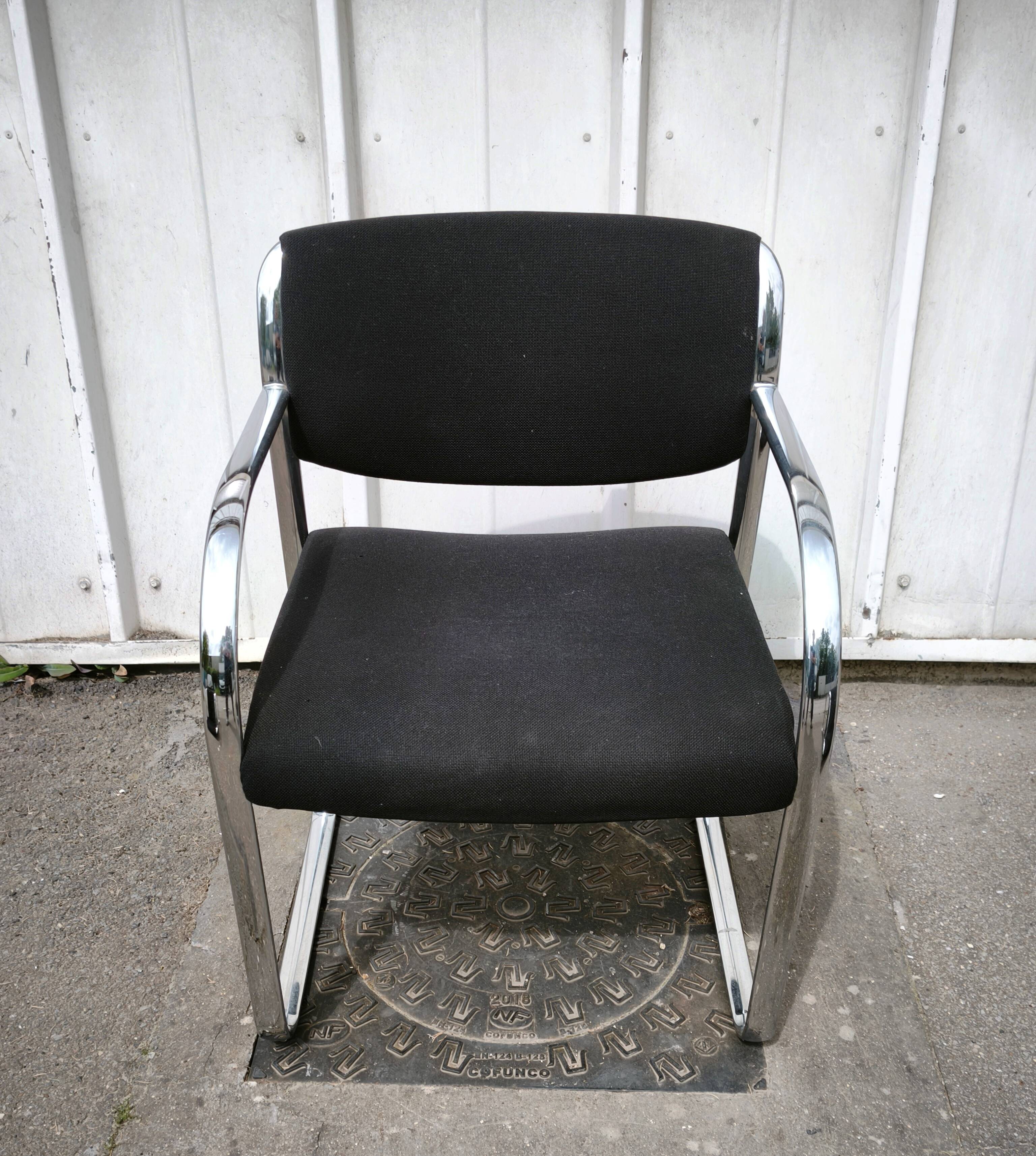 Suite de 4 fauteuils vintage Strafor
