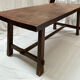 Solid elm farmhouse table