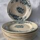 8 plates and an old compoter Terre de Fer HB and Co.