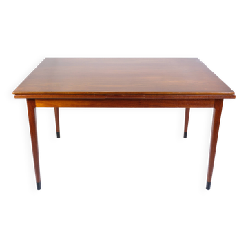 Dining Table With Extension Made In Teak From 1960s
