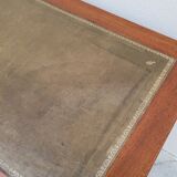 Louis XVI style flat desk in 19th century mahogany