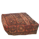 Moroccan carpet pouf / floor pillow