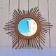 Rattan sun mirror, 1960s design, vintage