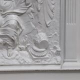 Bas-relief in plaster